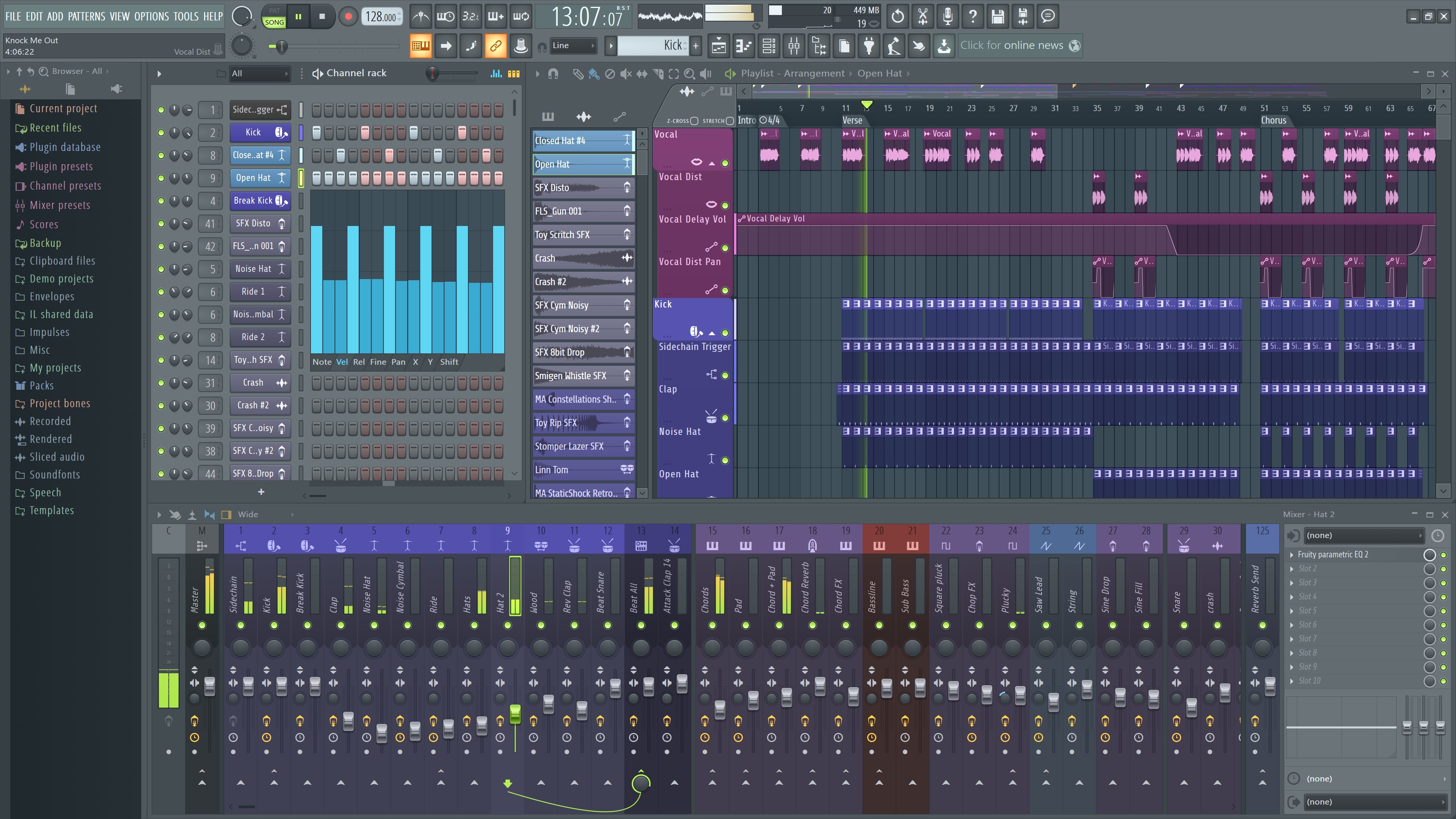 Interfaz FL Studio